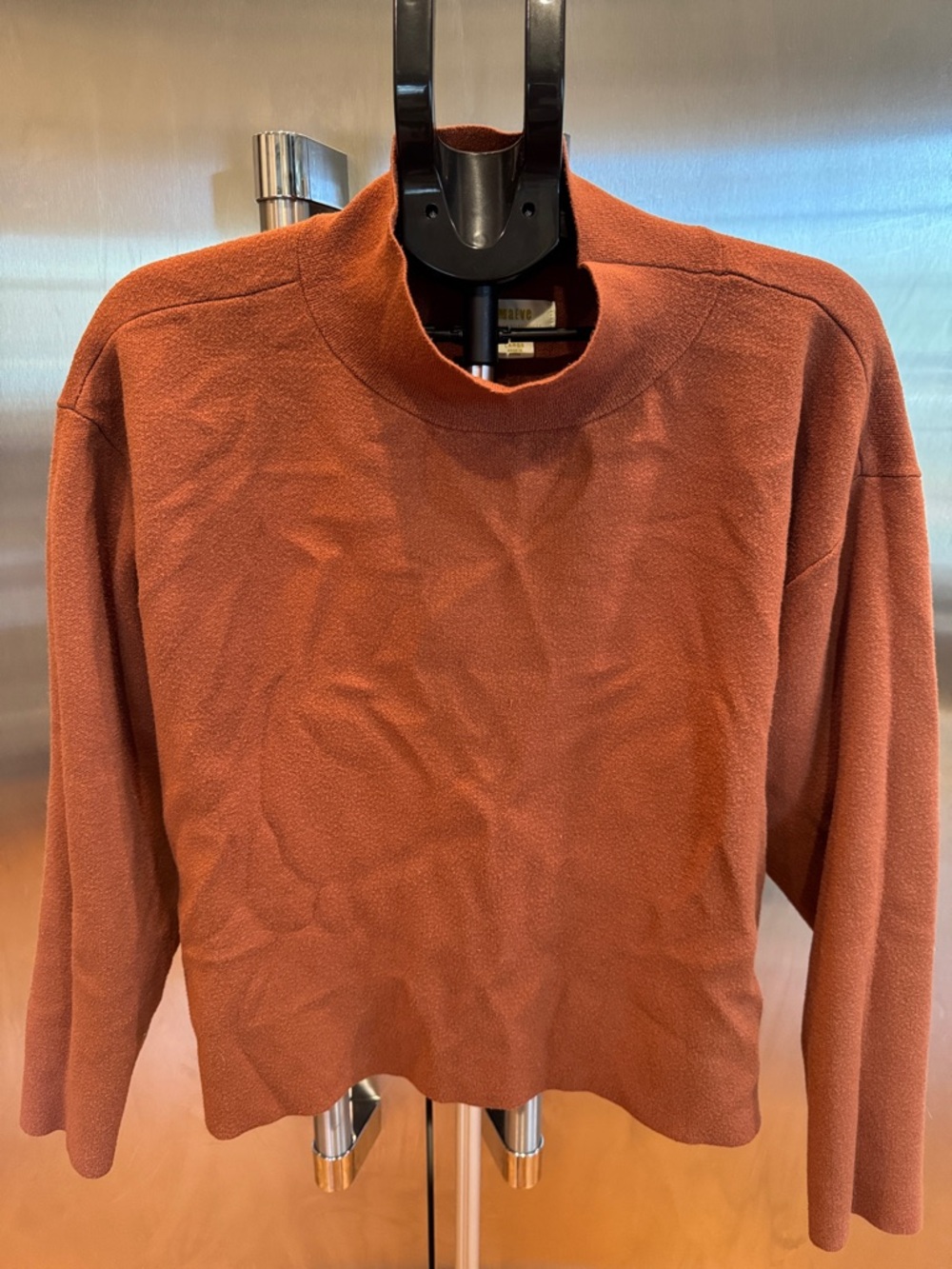 Anthropologie Women’s Turtleneck Sweater - Rust Brown - Picture 2 of 9